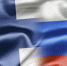 flagi Russia Finland - Vyborg.TV