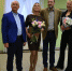 Директор Выставочного центра Александр Костенко, Мария Третьякова, Владимир Дервенев и другие участники открытия выставки - Газета Выборг