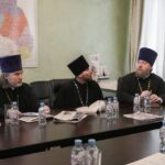 В епархиальном управлении состоялось еженедельное совещание с руководителями отделов