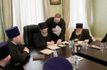 В епархиальном управлении состоялось еженедельное совещание с руководителями отделов