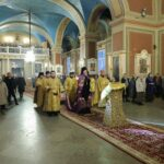 Архиерейское богослужение в Спасо-Преображенском соборе Выборга
