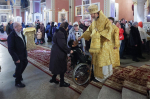 Воскресное богослужение в Спасо-Преображенском соборе