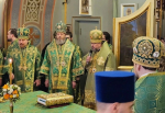Епископ Выборгский и Приозерский Варнава сослужил Его Высокопреосвященству митрополиту Варсонофию