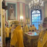 Епископ Выборгский и Приозерский Варнава сослужил митрополиту Санкт-Петербургскому и Ладожскому Варсонофию во Владимирском соборе Санкт-Петербурга