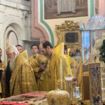 Епископ Выборгский и Приозерский Варнава сослужил митрополиту Санкт-Петербургскому и Ладожскому Варсонофию во Владимирском соборе Санкт-Петербурга