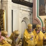 Епископ Выборгский и Приозерский Варнава сослужил митрополиту Санкт-Петербургскому и Ладожскому Варсонофию во Владимирском соборе Санкт-Петербурга