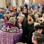 Литургия в день Торжества Православия в храме святой великомученицы Екатерины в Мурино