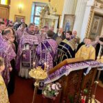 Литургия в день Торжества Православия в храме святой великомученицы Екатерины в Мурино