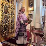 Литургия в день Торжества Православия в храме святой великомученицы Екатерины в Мурино