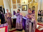 Литургия в день Торжества Православия в храме святой великомученицы Екатерины в Мурино