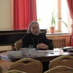 Священник Олег Патрикеев выступил перед аспирантами Российского института истории искусств