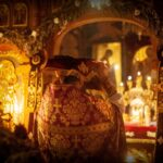 Богослужения Недели Крестопоклонной совершены на петербургском подворье Коневского Рождество-Богородичного монастыря