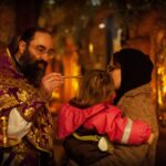 Богослужения Недели Крестопоклонной совершены на петербургском подворье Коневского Рождество-Богородичного монастыря