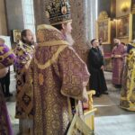 Епископ Выборгский и Приозерский Варнава сослужил митрополиту Варсонофию в Казанском кафедральном соборе Санкт-Петербурга