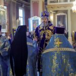 Архиерейское всенощное бдение в Спасо-Преображенском соборе Выборга
