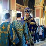 Архиерейское всенощное бдение в Спасо-Преображенском соборе Выборга