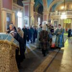 Архиерейское всенощное бдение в Спасо-Преображенском соборе Выборга