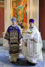 Праздник Похвалы Пресвятой Богородицы в Спасо-Преображенском соборе Выборга
