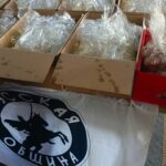 В Великую Среду владыка совершил Литургию и освятил пасхальные дары для фронта