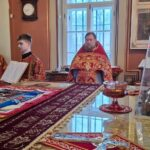 Радоница: архиерейское богослужение и панихида в Спасо-Преображенском соборе Выборга