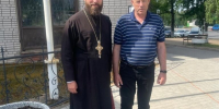 Протоиерей Дионисий Холодов встретился с Алексеем Костюченко - Выборгская Епархия