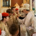 Епископ Варнава совершил заупокойную литургию в Троицкую родительскую субботу