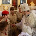 Епископ Варнава совершил заупокойную литургию в Троицкую родительскую субботу
