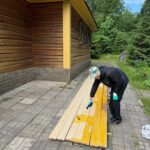 Завершены работы по замене кровли на территории храма в Разметелево