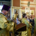 Митрополит Варсонофий совершил Божественную литургию в Спасо-Преображенском соборе Выборга