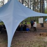 Жизнь лагеря следопытов в Лосево продолжается