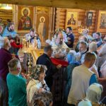 Престольный праздник в храме Тихвинской иконы Богородицы в п.Красносельское Рощинского благочиния