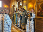 Престольный праздник в храме Тихвинской иконы Богородицы в п.Красносельское Рощинского благочиния