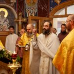 иеромонах Давид совершил Божественную литургию на петербургском подворье Коневской обители