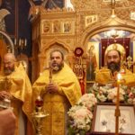 иеромонах Давид совершил Божественную литургию на петербургском подворье Коневской обители