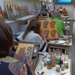 Занятия в Иконописной студии «ОбразЪ»