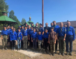 Открытие слета Православных следопытов на Коневце