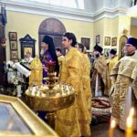Епископ Варнава возглавил богослужение в Приозерске в день памяти святителя Тихона Задонского