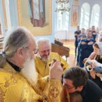 В Коневской обители совершена Божественная литургия