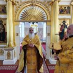 В Коневской обители совершена Божественная литургия