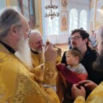 В Коневской обители совершена Божественная литургия