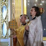 Епископ Выборгский и Приозерский Варнава возглавил литургию в Спасо-Преображенском соборе