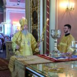 Епископ Выборгский и Приозерский Варнава возглавил литургию в Спасо-Преображенском соборе