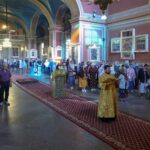 Епископ Выборгский и Приозерский Варнава возглавил литургию в Спасо-Преображенском соборе