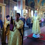 Епископ Выборгский и Приозерский Варнава возглавил литургию в Спасо-Преображенском соборе