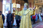 Епископ Выборгский и Приозерский Варнава возглавил литургию в Спасо-Преображенском соборе