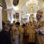 Епископ Варнава совершил Литургию в храме святой Екатерины города Мурино
