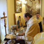 Епископ Варнава совершил Литургию в храме святой Екатерины города Мурино