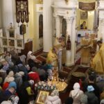 Епископ Варнава совершил Литургию в храме святой Екатерины города Мурино