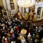 Епископ Варнава совершил Литургию в храме святой Екатерины города Мурино
