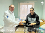 Травматологи Выборгской больницы провели успешную операцию по эндопротезированию тазобедренного сустава пациенту из Енакиево